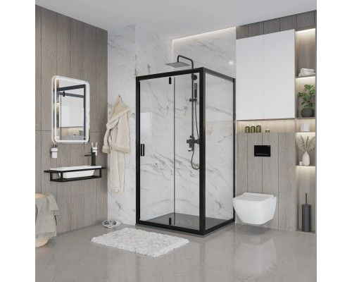 Заказать Душевой уголок 88,5х88,5 см Niagara NG-83-9AB-A90B прозрачное в магазине сантехники Santeh-Crystal.ru
