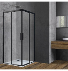 Душевой уголок 90x90 см Vincea Soft VSS-3SO900CLB прозрачное