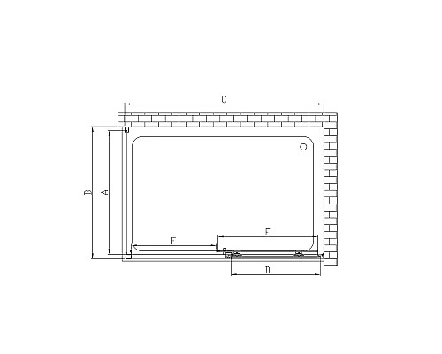 Душевой уголок 100x80 см Vincea Soft VSR-3SO8010CL прозрачное