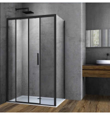 Душевой уголок 120x90 см Vincea Soft VSR-3SO9012CLB прозрачное