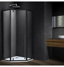 Душевой уголок 90x90 см Vincea Penta VSP-3P900CLB прозрачное