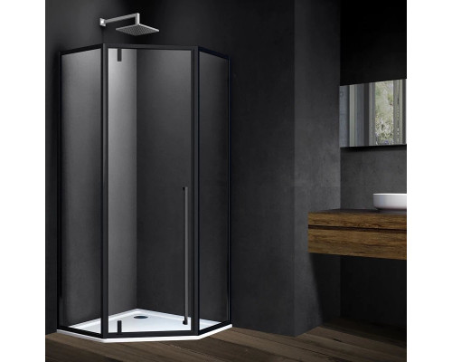 Душевой уголок 90x90 см Vincea Penta VSP-3P900CLB прозрачное