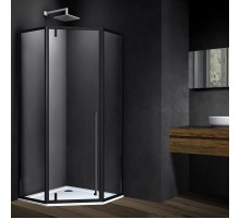 Душевой уголок 100x100 см Vincea Penta VSP-3P100CLB прозрачное