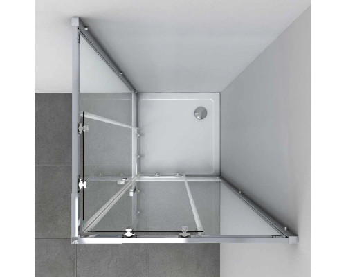 Душевой уголок 80-90x80-90 см Vincea Rapid VSS-3R80/90MT текстурное