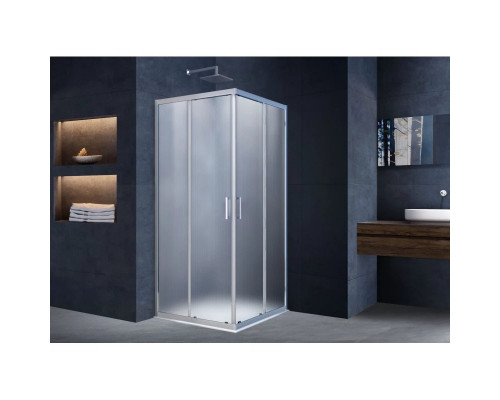 Душевой уголок 80x80 см Vincea Alpha VSS-3AL800MT текстурное