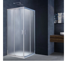 Душевой уголок 100x100 см Vincea Alpha VSS-3AL100MT текстурное