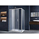 Душевой уголок 100x90 см Vincea Alpha VSR-3AL9010MT текстурное