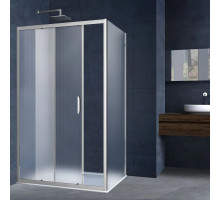 Душевой уголок 110х90 см Vincea Alpha VSR-3AL9011MT текстурное