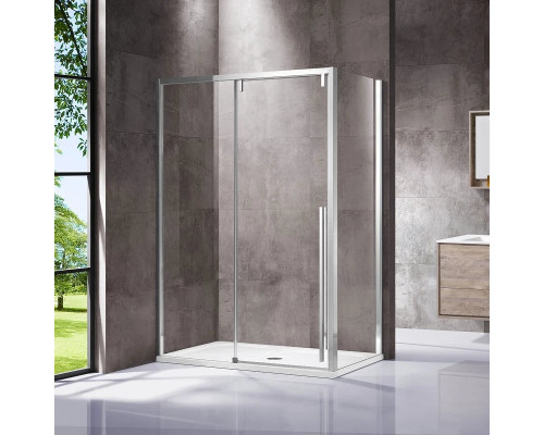 Душевой уголок 150x80 см Vincea Lugano VSR-1L8015CL-1 прозрачное