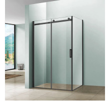 Душевой уголок 120x90 см Vincea Como VSR-1C9012CLB прозрачное