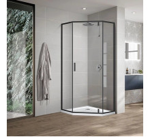 Душевой уголок 89x89 см Vincea Slim-U VSP-2SU900CLB прозрачное