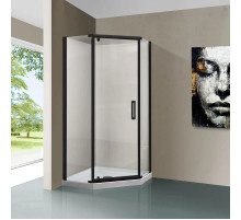 Душевой уголок 90x90 см Vincea Stresa VSP-1S900CLB прозрачное