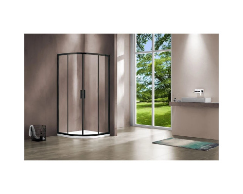 Душевой уголок 90x90 см Vincea Garda VSQ-1G900CLB прозрачное