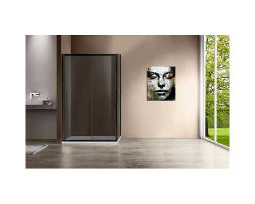 Душевой уголок 120x90 см Vincea Garda VSR-1G9012CGB тонированное
