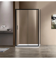 Душевой уголок 130x90 см Vincea Garda VSR-1G9013CLB прозрачное