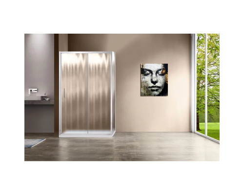 Душевой уголок 130x80 см Vincea Garda VSR-1G8013CH шиншилла