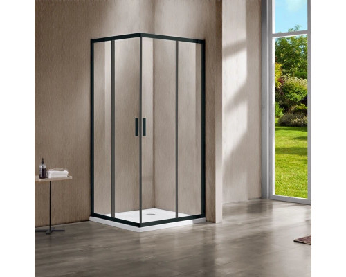 Душевой уголок 110x80 см Vincea Garda VSS-1G8011CLB прозрачное