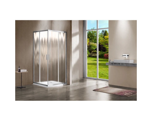 Душевой уголок 110x100 см Vincea Garda VSS-1G1011CH шиншилла
