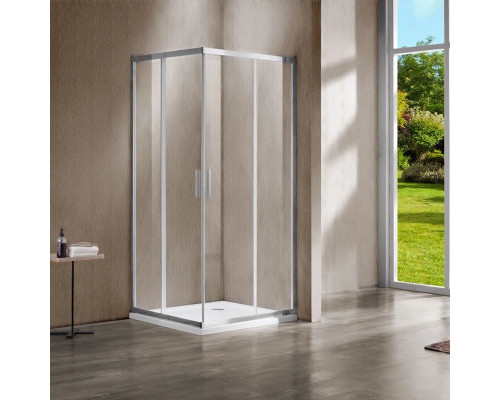 Душевой уголок 120x110 см Vincea Garda VSS-1G1112CL прозрачное
