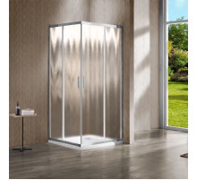 Душевой уголок 120x110 см Vincea Garda VSS-1G1112CH шиншилла