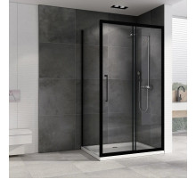 Душевой уголок 130х70 см Abber Schwarzer Diamant AG30130BH-S70B прозрачное