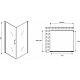Купить Душевой уголок 80х70 см Abber Sonnenstrand AG04080M-S70M матовое в магазине сантехники Santeh-Crystal.ru