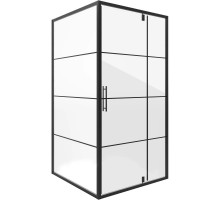 Душевой уголок 88,5х88,5 см Niagara NG-0290-08BLACK прозрачное