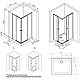 Приобрести Душевой уголок 98,4х78,4 см Am.Pm X-Joy W94G-403-10080-BT прозрачное в магазине сантехники Santeh-Crystal.ru