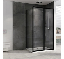 Душевой уголок 100х50 см Abber Schwarzer Diamant AG30100B5-S50B5 прозрачное