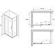 Приобрести Душевой уголок 100х60 см Abber Schwarzer Diamant AG30100B5-S60B5 прозрачное в магазине сантехники Santeh-Crystal.ru