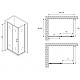Заказать Душевой уголок 110х60 см Abber Schwarzer Diamant AG301105-S605 прозрачное в магазине сантехники Santeh-Crystal.ru