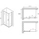 Заказать Душевой уголок 110х60 см Abber Schwarzer Diamant AG30110B5-S60B5 прозрачное в магазине сантехники Santeh-Crystal.ru