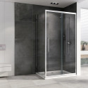 Душевой уголок 110х60 см Abber Schwarzer Diamant AG30110H-S60 прозрачное