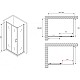 Заказать Душевой уголок 120х60 см Abber Schwarzer Diamant AG301205-S605 прозрачное в магазине сантехники Santeh-Crystal.ru