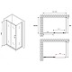 Заказать Душевой уголок 120х60 см Abber Schwarzer Diamant AG30120B5-S60B5 прозрачное в магазине сантехники Santeh-Crystal.ru