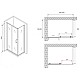 Приобрести Душевой уголок 140х60 см Abber Schwarzer Diamant AG301405-S605 прозрачное в магазине сантехники Santeh-Crystal.ru
