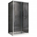 Душевой уголок 140х50 см Abber Schwarzer Diamant AG30140H-S50 прозрачное