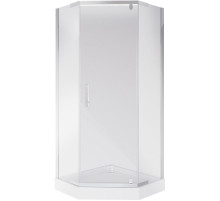Душевой уголок с поддоном 100х100х195 см Niagara NG-010-14D прозрачное