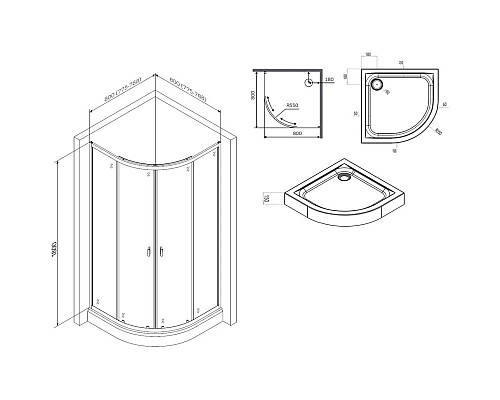 Santeh-Crystal.ru: Душевой уголок с поддоном 80х80 см Am.Pm X-Joy W88E-205-080MT64 прозрачное Приобрести Душевой уголок с поддоном 80х80 см Am.Pm X-Joy W88E-205-080MT64 прозрачное в магазине сантехники Santeh-Crystal.ru