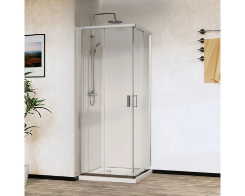Приобрести Душевой уголок 90х90 см Vincea City VSS-5CT900CL прозрачное в магазине сантехники Santeh-Crystal.ru