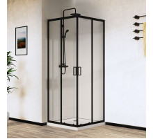 Душевой уголок 90х90 см Vincea City VSS-5CT900CLB прозрачное