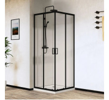 Душевой уголок 100х80 см Vincea City VSS-5CT8010CLB прозрачное