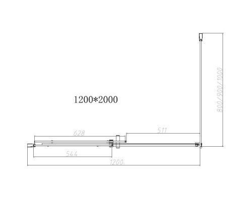 Заказать Душевой уголок 120х90 см Vincea Dice VSR-4D9012CL прозрачное в магазине сантехники Santeh-Crystal.ru