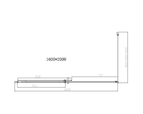 Приобрести Душевой уголок 160х80 см Vincea Dice VSR-4D8016CL прозрачное в магазине сантехники Santeh-Crystal.ru
