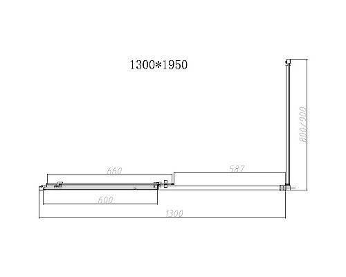 Заказать Душевой уголок 130х90 см Vincea Slim-N VSR-4SN9013CL прозрачное в магазине сантехники Santeh-Crystal.ru