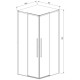 Купить Душевой уголок 100х80 см Vincea Slim-N VSS-4SN8010CLB прозрачное в магазине сантехники Santeh-Crystal.ru