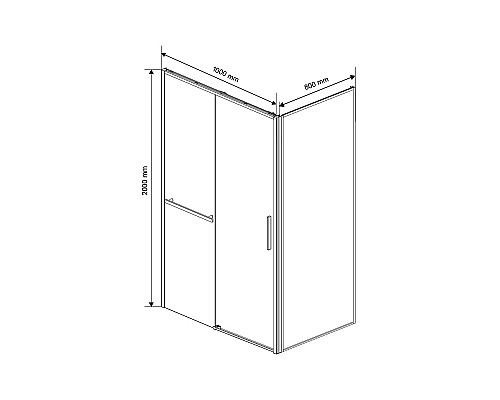 Душевой уголок 100x80 см Vincea Slim Soft VSR-1SS8010CL прозрачное Душевой уголок 100x80 см Vincea Slim Soft VSR-1SS8010CL прозрачное
