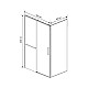 Душевой уголок 100x80 см Vincea Slim Soft VSR-1SS8010CL прозрачное