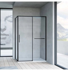 Душевой уголок 120x80 см Vincea Slim Soft VSR-1SS8012CLB прозрачное