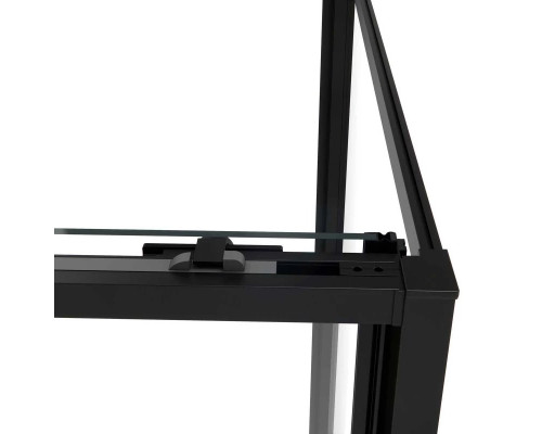 Душевой уголок 130x80 см Vincea Slim Soft VSR-1SS8013CLB прозрачное